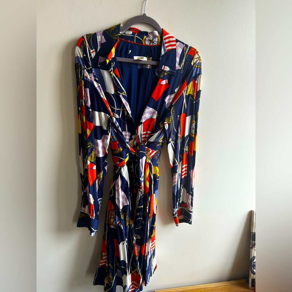 Maeve by Anthropologie Printed Shirt Dress
